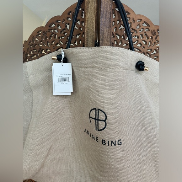 ANINE BING Brown Large Saffron Bag - Picture 4 of 6